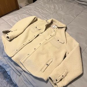 Men’s Goodfellow & co faux shearling shacket